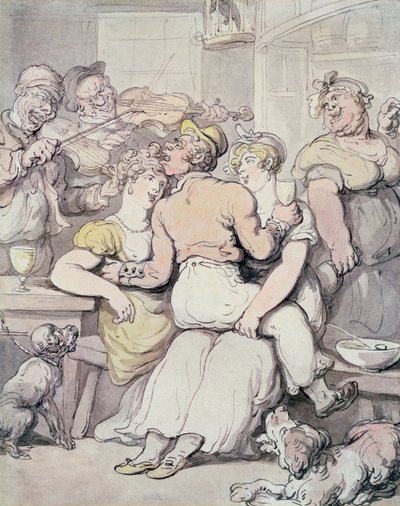 Jack Tar ammira il gentil sesso da Thomas Rowlandson
